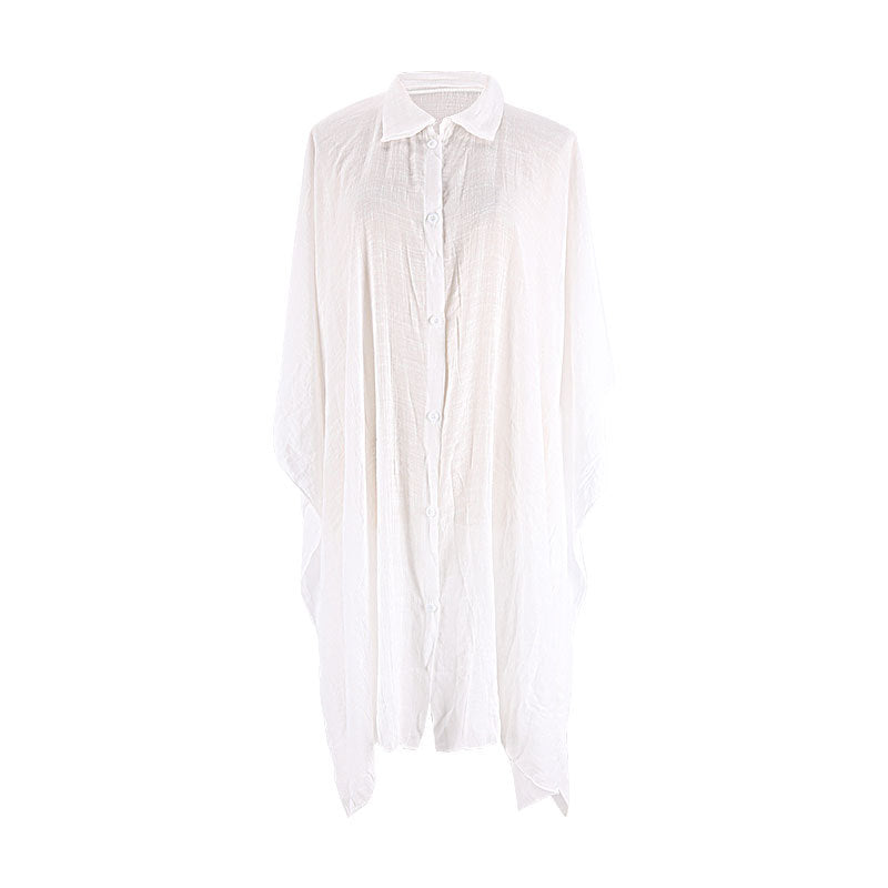Estran — Oversized batwing shirt cover-up